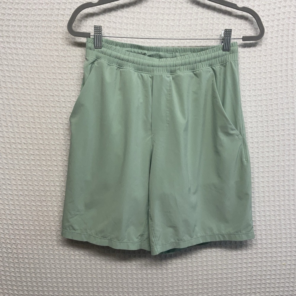 Lululemon Pace Breaker Shorts Mens Small Green Lined Wild Mint Activewear Gym
